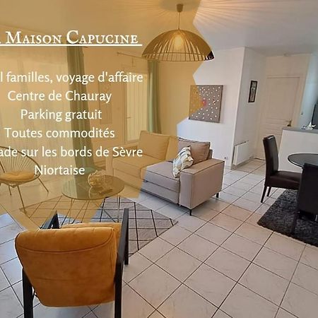 - Maison Capucine- Proche Centre D'Affaire Chauray, Jardin, Parking, Wifi Et Netflix, Ideal Voyage D'Affaire, Familles, Ou Simple Escapade Exterior foto